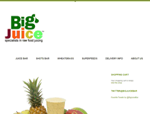 Tablet Screenshot of bigjuiceltd.com